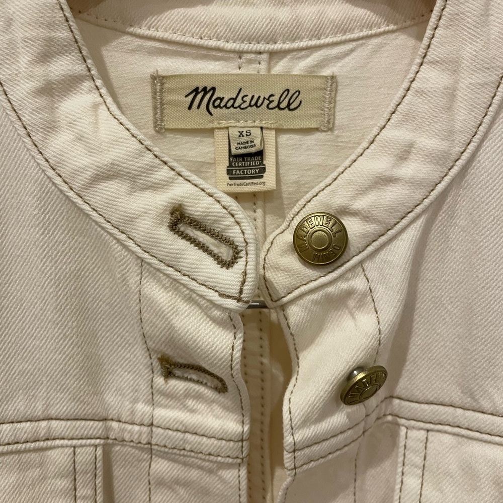 Madewell Cocoon-Sleeve Denim Lady Jacket - Picture 2 of 3